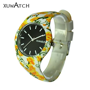 unisex fashion silicone rubber sport watches