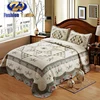 Short-time turkey style patchwork china supplier indian style patchwork printed quilt set
