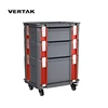 VERTAK Plastic interlocking portable modular storage system multi function tool box stack