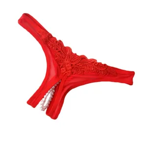 Sexy Lingerie Pants Intimate Women Red Pearl Bottom G-string One Piece Sexy Fashion Panties Underwear v7614 Sexy Lingerie Pants Intimate Women Red Pearl Bottom G-string One Piece Sexy Fashion Panties Underwear v7614