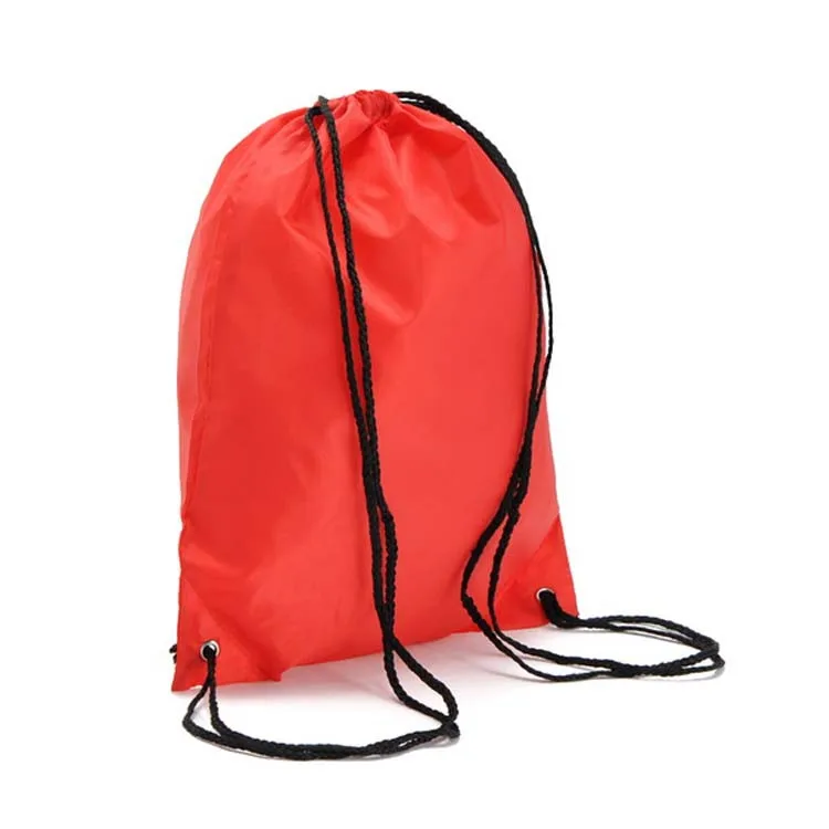 Wholesale Retractable 210d Polyester Drawstring Bag Solid String ...
