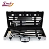 3 Pcs BBQ Grill Tool Set Aluminium Case