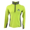 Dri Fit Fabric Breathable High Stretch Flat Sewing Fitted Cutting Heather Fabric Fitted Long Sleeve 1/4 Zip Running Jacket