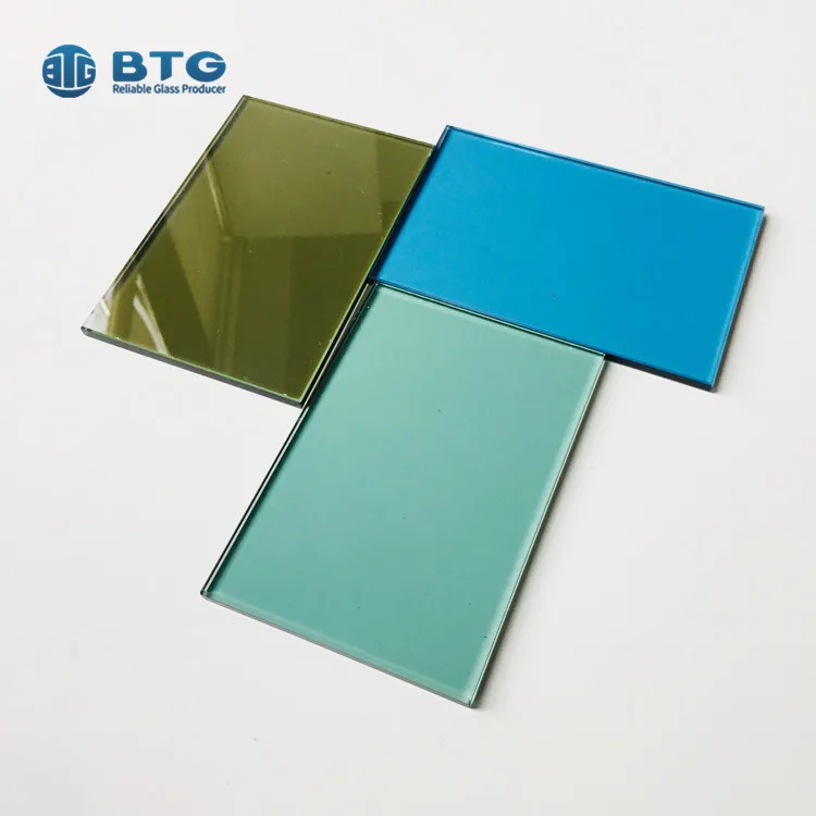 Tempered Laminated Smoke Reflective Glass Mirrors For Decoration And ...