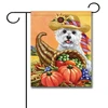 high quality outside seasonal monogram yard flag fall yard flags garden flags with initials