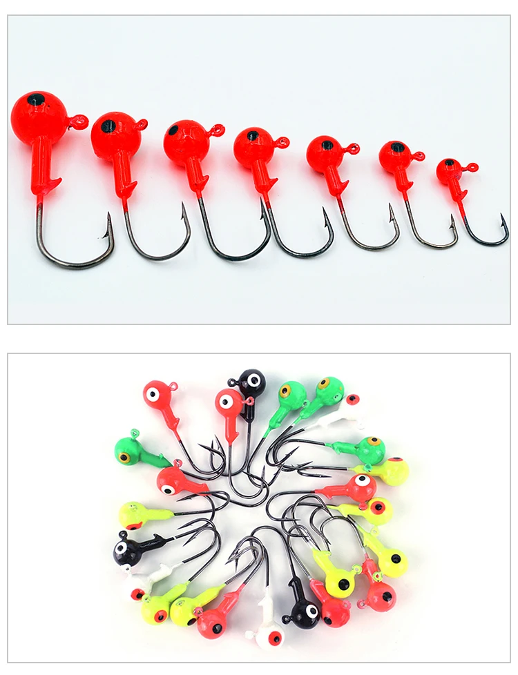 Obsession High Quality Lead Jig Head Wholesale Well Balanced Round Jig