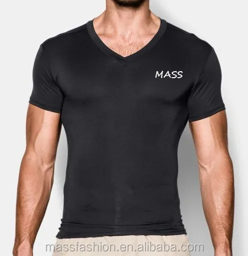 Black Skin Tight Tee Shirts For Men V Neck T Shirts Wholesale Buy