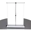 table Roller Screen, mini roll up banner stand with double sides for advertising