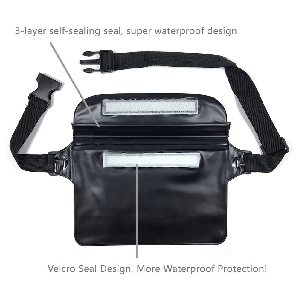 Waterproof Waist Pouch Dry Bags Fanny Pack Water Resistant Bag Dry ...