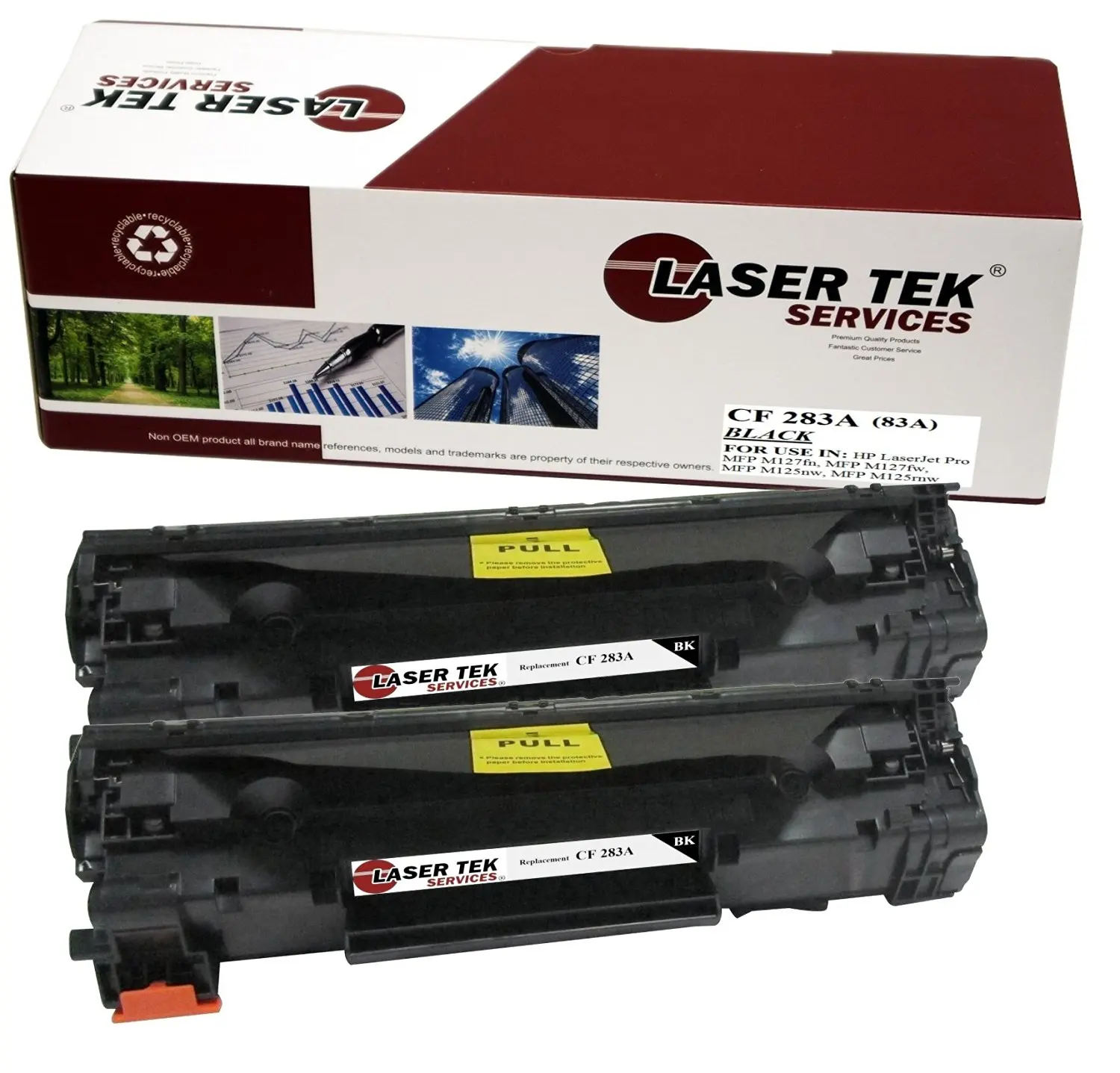 Buy 4 Pk Selectec For Hp Cf283a 83a Toners Cartridge For Use With Hp Laserjet Pro Mfp M127fn Laserjet Pro Mfp M127fw Laserjet Pro Mfp M125nw Laserjet Pro Mfp M125rnw 1 500