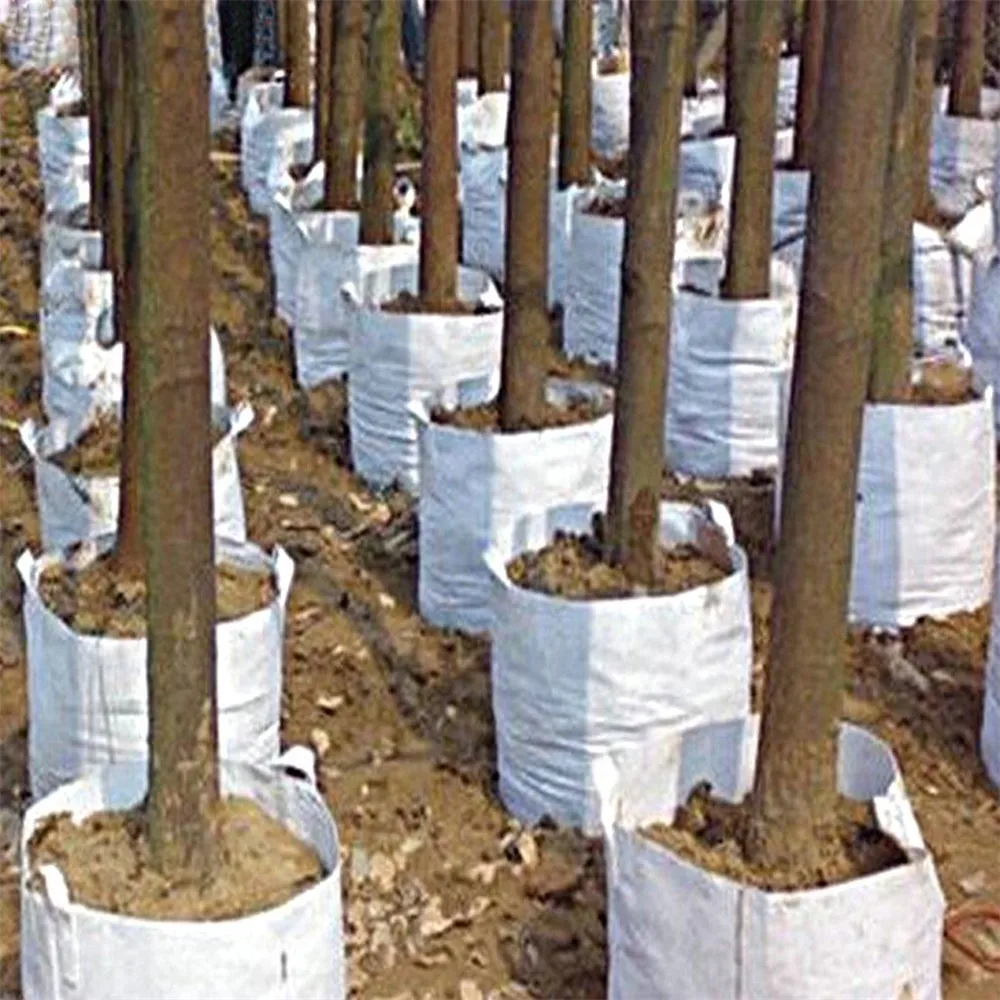 Nonwoven Fabric Pot Plants Pouch Root Container Grow Planter Bag Bio