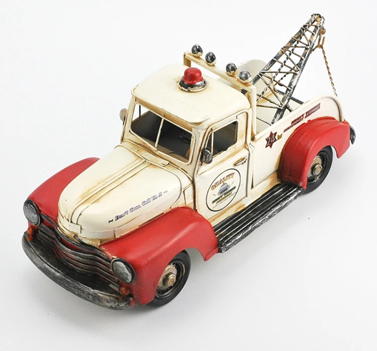 Iron Truck Metal Craft Vintage Car Model Decor Toy Gift For Home Office