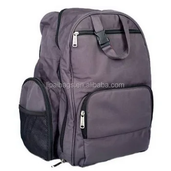 Durable Travel Nylon Laptop Diaper Bag Backpack For Dad Large Mens With Changing Pad