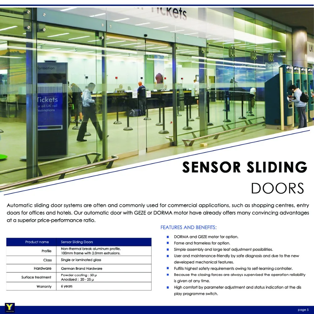Aluminium Profile Sliding trap Door with Australian standard