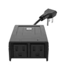 Tuya Wifi Smart Plug With 2 AC Outlets For Wireless Remote Control Outdoor Lighting