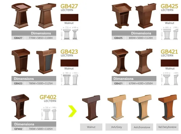 high desk for church/ christma chrch wood church pulpit