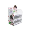 Leader Display China Supplier custom design paper cardboard counter display box for snack