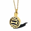 Dog bones loved ones pets ashes stainless steel popular perfume necklace
