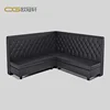 Bar club black leather chesterfield sofa Public Club Sofa Lobby Sofa