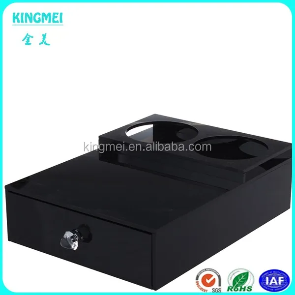 Acrylic 5 Star Hotel Amenity Tray,Hotel Black Acrylic Amenities Tray