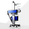 CO2 laser labels fly marker online flying fiber co2 conveyor belt laser marking printing machine for non-metal materials price