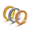 Stylish metal mesh best selling wire mesh titanium finger rings