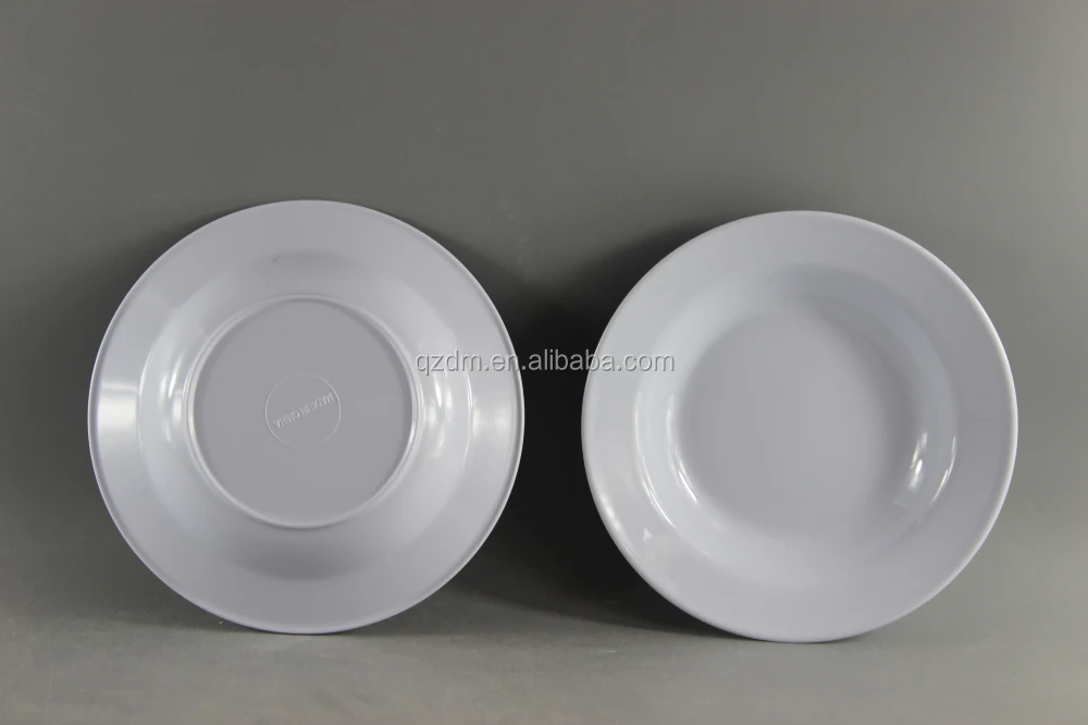 White Melamine Dinnerware,7 Inch Melamine Soup Plate/Deep Dish