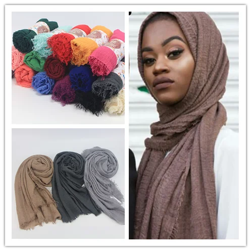 headscarf multicolor women muslim scarf hijab cotto