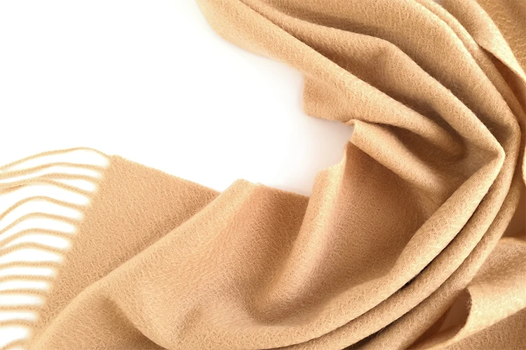 Brushed Scottish Cashmere Scarf Solid Color Cashmere Scarf