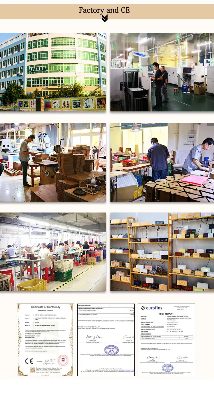 Factory wholesale Mobile phone 10W QI wireless charger digital alarm clock with calendar,temperature,date display