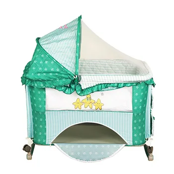 Kids New Born Baby Bed With Side Door Children Folding Travel Swing Bed With Nets Buy New Born Baby Bed Swing Bed With Mosquito Net Baby Portable