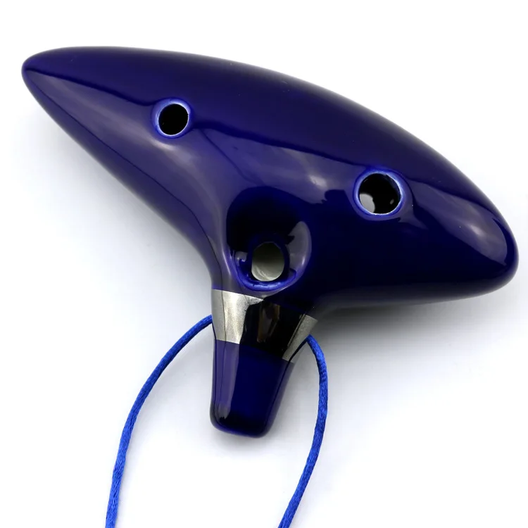 2018 New Musical Instrument 12 Holes Zelda Ceramic Ocarina For Sale