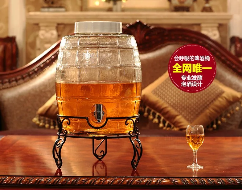 Wholesale Glass 5l Glass Mason Jar For Wine Making With Metal Lid Buy