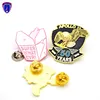 Customized men's suit jacket lapel pins chest badge enamel pins from China manufacturer