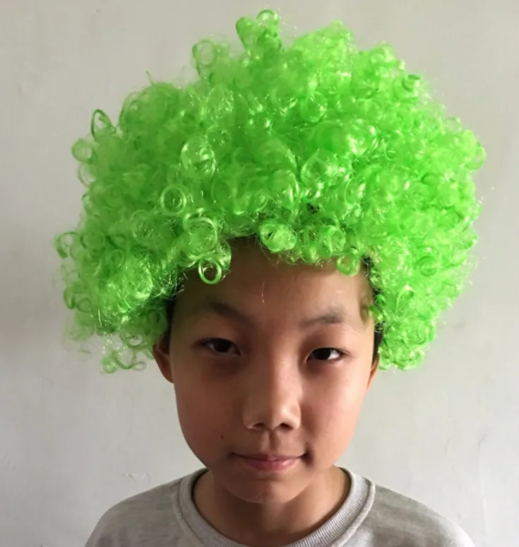 Afro Wig Boys Set Type Hat White,Yellow,Green,Orange Colorful Hair Dance  Party Fans A Clown - Buy Afro Wig Hair,Wig Hair,Carnival Costumes Hair  Product on 