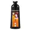 New Vitamin C red/dark brown/black/pink Hair color remover friendly herbal changing/depositing/enhancing shampoo for women