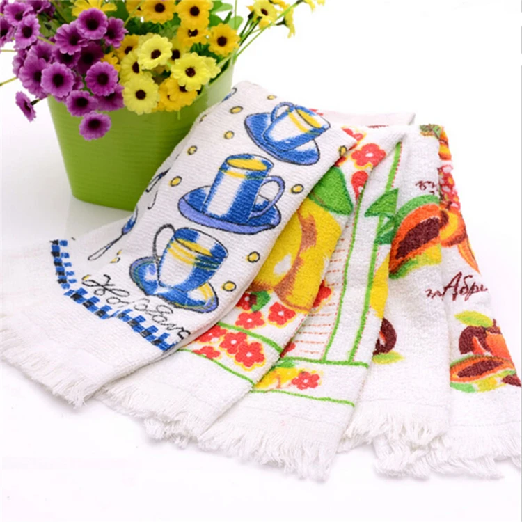 Made In China Towel Kitchen 100 Cotton Printed Kitchen Towel 100