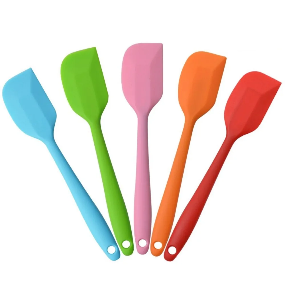 Nonsticky Silicone Spatula Flipper,Baking Spatula Set,Black Spatula