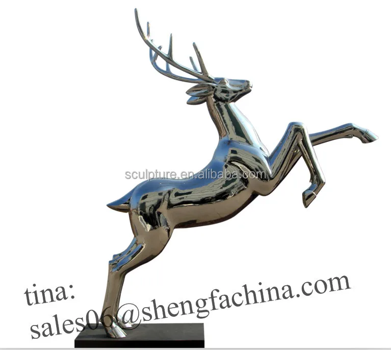 metal outdoor deer