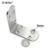 Combination Support Stainless Steel Wardrobe Supporting Mounting Furniture Bracket