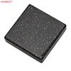 Black Crystal Polymer Artificial Solid Surface Stone Sheet WA3323