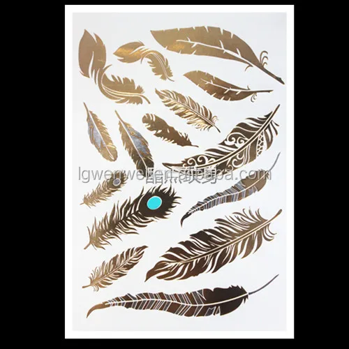 Gold,Silver,Flash Flash Metallic Temporary Tattoos - Buy Flash Tattoo ...