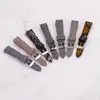 EACHE Wool Leather Watch Band 18mm 20mm 22mm Stock Special Wool Cloth Leather Watch Strap