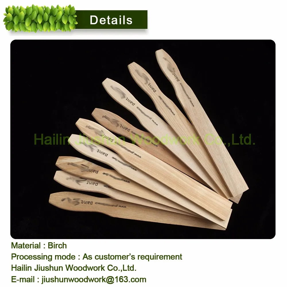 Customized Wooden Paint Stirrer / Mixer With Logo Printing Buy