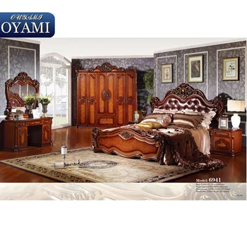 Latest Design Royal Classic Italian Provincial Bedroom Furniture