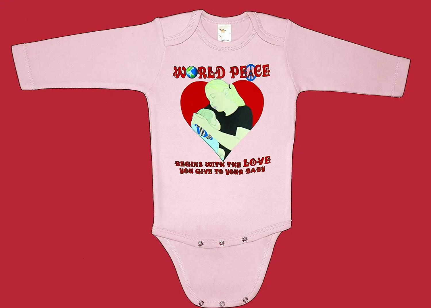 Get Quotations C B World Peace Begins With The Love You Give To Your Baby Long Sleeve Baby Bodysuit Get Quotations C B World Peace Begins With The Love You Give To Your Baby Long Sleeve Baby Bodysuit
