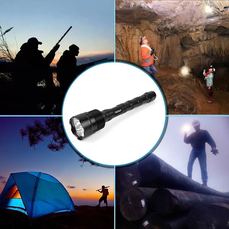 Powerful Aluminum 18650 Battery 3 XML T6 Waterpoof Tactical Flashlight