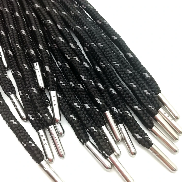 Drawstring Cords Wholesale Multi Colored Metal Aglet Ends Cord