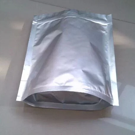 Silver aluminum foil zip lock bag for powder products packing