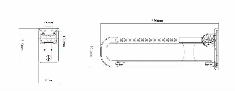 Toilet Folding Grab Bar Floor Mounted Buy Toilet Folding Grab